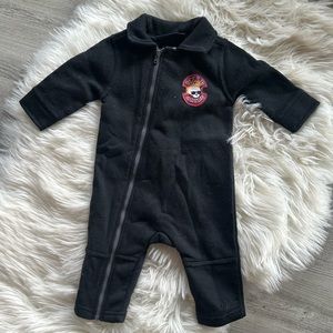 Sk baby wild child romper one piece black 0-3 months